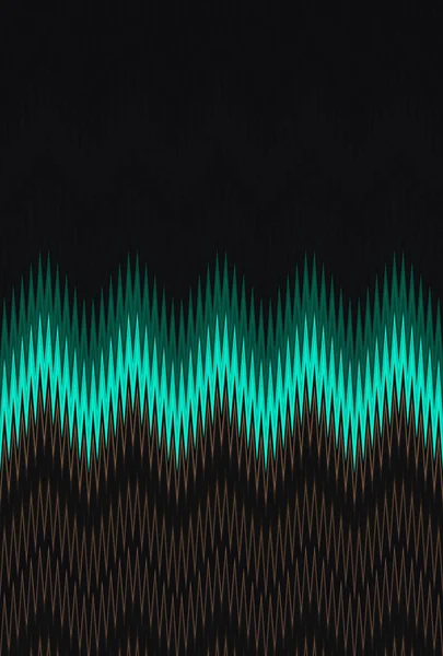 Chevron Black City Night Zigzag Wave Pattern Abstract Art Background — Stock Photo, Image