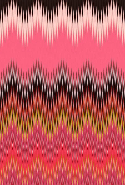 Chevron Zigzag Vague Rose Motif Abstrait Art Fond Rougeur Corail — Photo