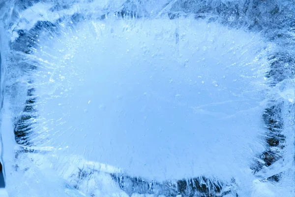 Eisblaue Würfel Abstrakter Hintergrund Textur Isoliert Frisch — Stockfoto