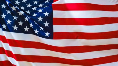 ABD bayrağı arka vatansever Amerikan plan yakın çekim