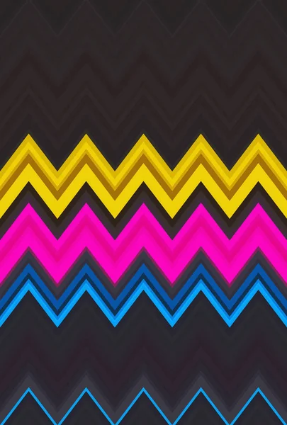 Colorato Senza Soluzione Continuità Modello Zig Zag Chevron Astratto Sfondo — Foto Stock