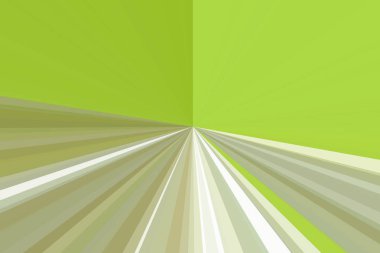 Soyut Yeşil ışınları arka plan. Renkli çizgili desen ışınlayın. Şık resimde modern trend renkler zemin.