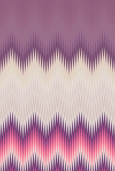 紫色のシェブロン ジグザグ波パターン抽象美術背景 バイオレット ライラック マゼンタ色の傾向 — ストック写真