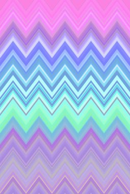 Chevron zikzak desen sanat arka plan, renk trendleri. Holografik yanardöner buruşuk folyo. Hologram 80s doku, birden fazla renk. 90'lı yılların pastel degrade kafes şablon yüzeyi. Renkli kesintisiz çizgili.