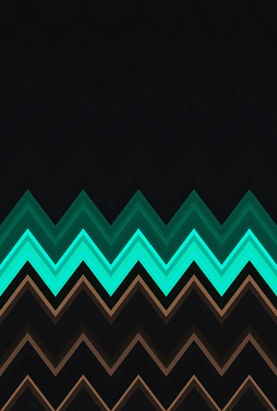 Chevron Negro Ciudad Noche Zigzag Patrón Abstracto Arte Fondo Tendencias —  Fotos de Stock