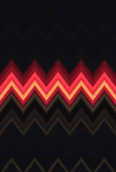 Chevron Negro Ciudad Noche Zigzag Patrón Abstracto Arte Fondo Tendencias — Foto de Stock