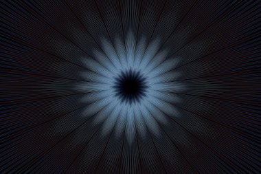 karanlık çiçek deseni çiçek çiçek dürbünü arka plan yanılsama. siyah ışıltı.