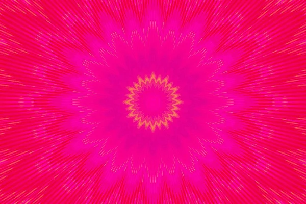 Цветочный Узор Цветочный Калейдоскоп Амарант Фоновая Иллюзия Гипноз — стоковое фото