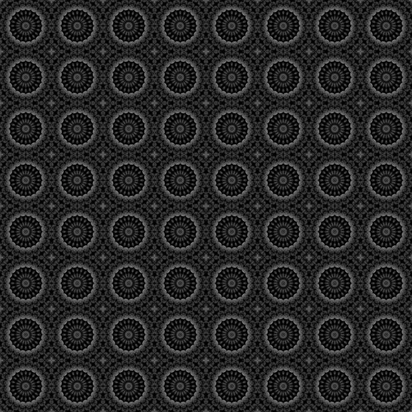 Hintergrund Florales Muster Geometrisches Kaleidoskop Monochrom Abstrakt Hintergrund Färbung — Stockfoto