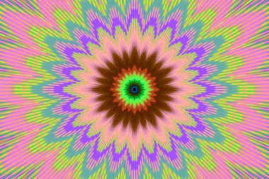 Holografik desen neon çiçek hologram arka plan. motifler.