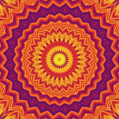 Vintage desen soyut simetri kaleydoskop arka plan sanat. doku retro.