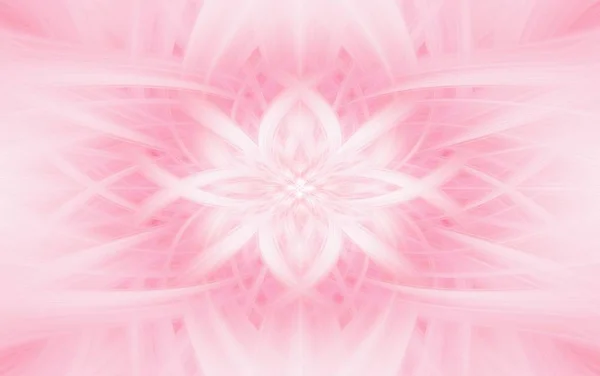 Geometrisch Rosa Muster Hintergrund Fraktalen Kaleidoskop Hintergrund Abstrakt — Stockfoto