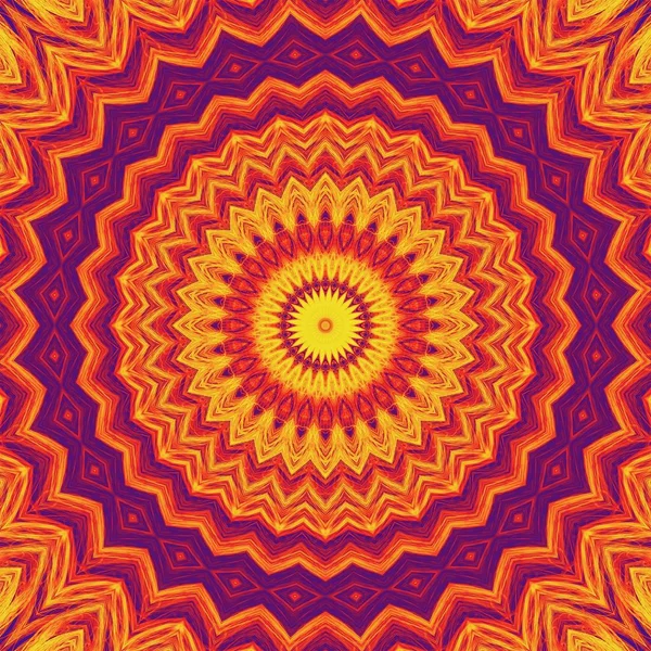 Vintage Muster Abstrakte Symmetrie Kaleidoskop Hintergrundkunst Textur Retro — Stockfoto