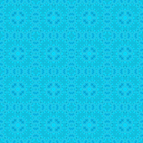 Resumo Desenho Fundo Simetria Padrão Gelo Azul Natal Decorativo — Fotografia de Stock
