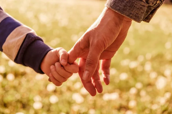 Hand Child Mother Son Boy Parent Family People Helping — Stock Photo, Image