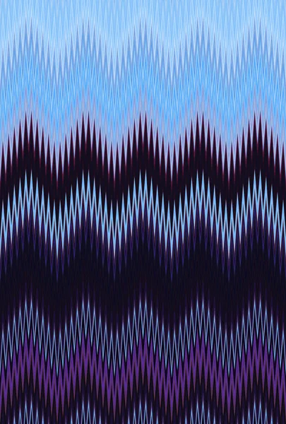 Chevron Zigzag Golf Blauw Donker Patroon Abstracte Kunst Achtergrond Kleur — Stockfoto