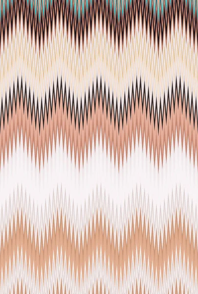 Chevron Zigzag Onda Bege Marrom Padrão Abstrato Arte Fundo Tendências — Fotografia de Stock