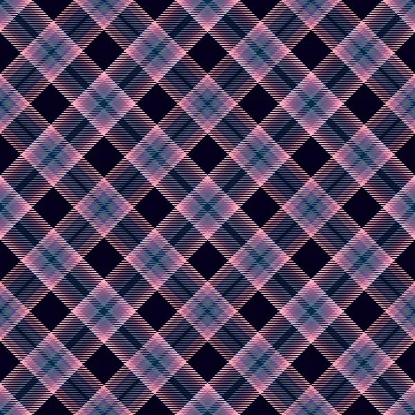 Tissu Tartan Diagonal Motif Textile Fond Abstrait Rétro Mode — Photo