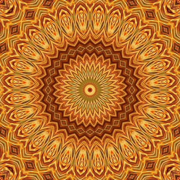 Vintage Muster Abstrakte Symmetrie Kaleidoskop Hintergrundkunst Retro Illustration — Stockfoto