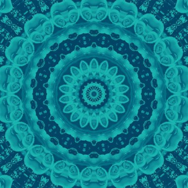 çiçek yaz çiçek seamless modeli kalamkari arka plan. Bahar.