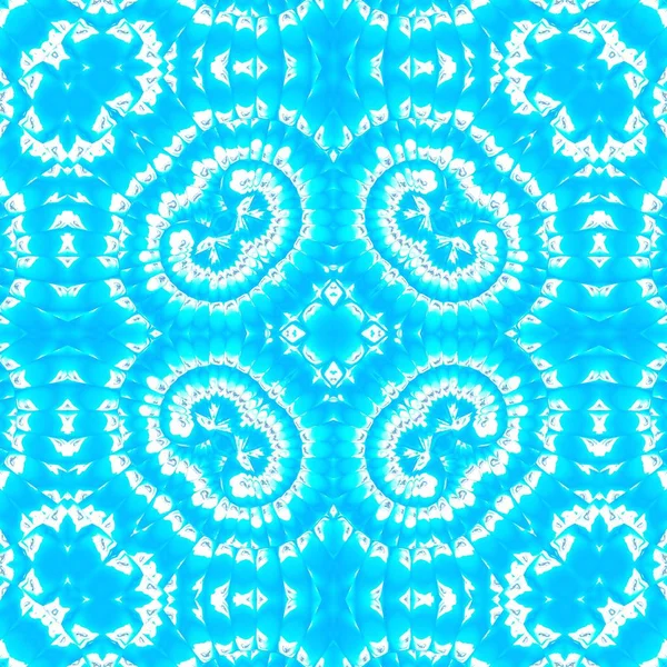 Blue Cloud Sky Kaleidoscope Pattern Texture Atmosphere Design — Stock Photo, Image