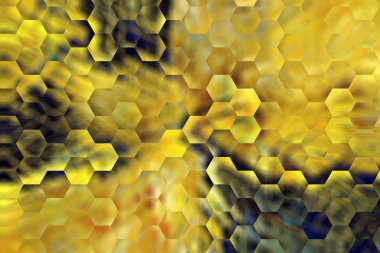 Altın doku arka plan geometrik soyut desen Mozaik. Metalik.