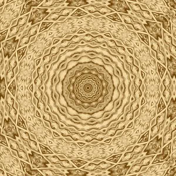 Gouden Symmetrie Patroon Geometrisch Abstracte Gouden Ontwerp Tegel Structuur — Stockfoto