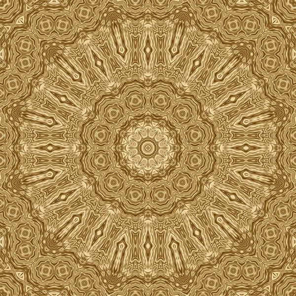 Gold Symmetry Pattern Geometric Abstract Golden Design Textile Wallpaper — Stock Photo, Image