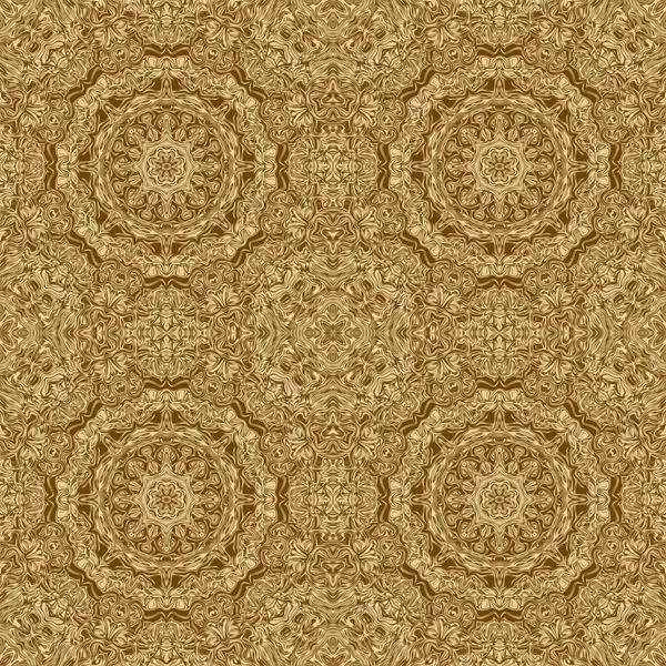 Guld Symmetri Mönster Och Geometrisk Abstrakta Gyllene Design Dekoration Dekorativ — Stockfoto