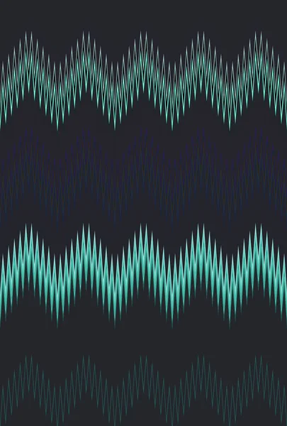 青い空 アクアマリン ブルー グリーン シーグリーン ターコイズ シェブロン ジグザグ波パターン抽象美術背景 色の傾向 — ストック写真