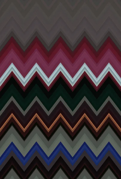 Chevron Zigzag Café Marrón Patrón Bronce Abstracto Arte Fondo Tendencias — Foto de Stock