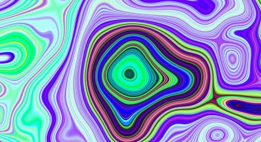 Psychedelic soyut desen ve hipnotik arka plan, eğilim sanat, parlak renkli doku.