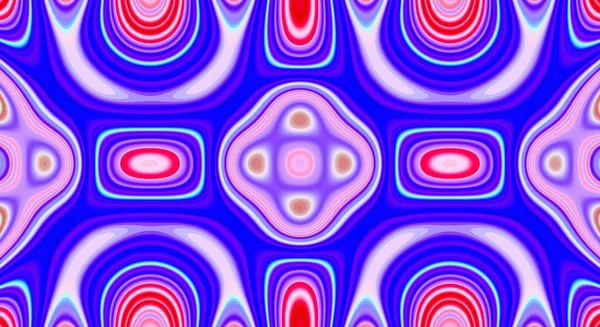 Psychedelic Symmetry Abstract Pattern Hypnotic Background Texture Crazy Swirl — Stock Photo, Image