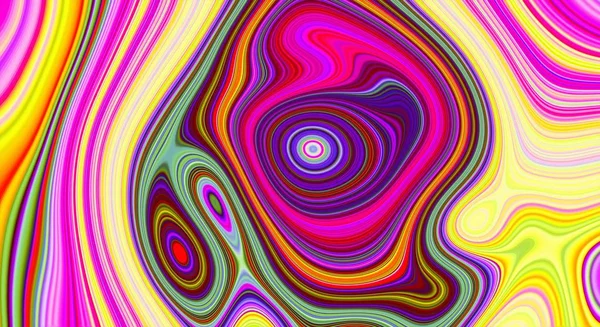 Psychedelic Abstract Pattern Hypnotic Background Multicolored Texture Trend Art Creative — Stock Photo, Image