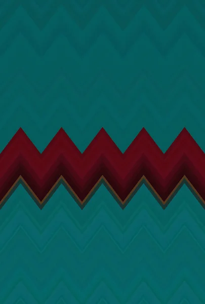 Chevron zigzag donker groen patroon abstracte kunst achtergrond trends — Stockfoto