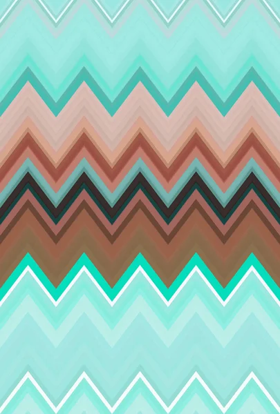 青い空、アクアマリン、ブルー グリーン、シーグリーン、ターコイズ。シェブロンのジグザグ パターンの抽象芸術の背景 — ストック写真