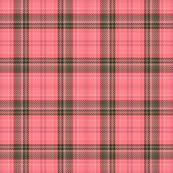 タータン スコットランド布や格子縞のパターン。シームレスなテクスチャ. — ストック写真