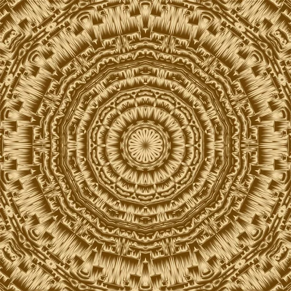 Guld cristal geometri bakgrund och symmetri design, slät. — Stockfoto