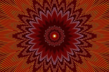 Portakal çiçeği deseni çiçek çiçek dürbünü. soyut kırmızı.