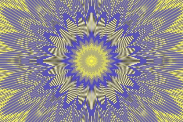 Holographische Muster Neon Blumenblume. Keramik. — Stockfoto