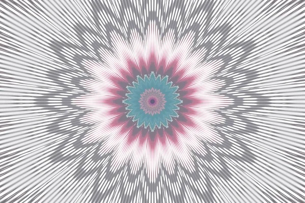 Floral μοτίβο γεωμετρικών Καλειδοσκόπιο μάνταλα. υπνωτικό στυλ. — Φωτογραφία Αρχείου