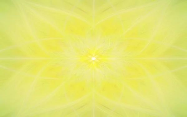 Geometriai mintázat formájában sárga virág narancs. fraktál blur. — Stock Fotó
