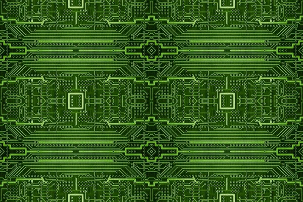 pcb printed circuit board pattern. line cyberspace.