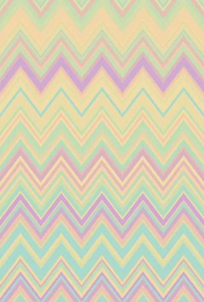 Multicolored zigzag rainbow wave pattern. abstract. — Stock Photo, Image