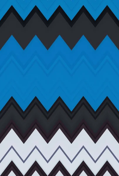 Blue sky chevron zigzag. decoration. — Stock Photo, Image