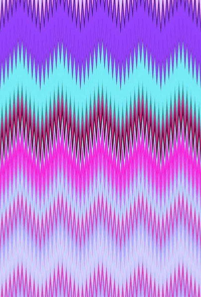 Psychedelické halucinace halucinogenní chevron cikcak. geometrický. — Stock fotografie