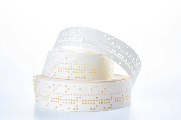 The perforated tape paper tape vintage data,  roll. — Stock Photo, Image