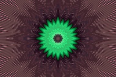 yeşil çiçek bahar çiçek deseni. motifler mandala.