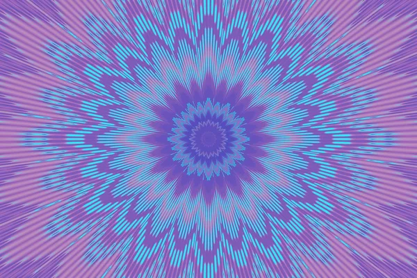 Holografische patroon neon floral bloem. Mandala. — Stockfoto