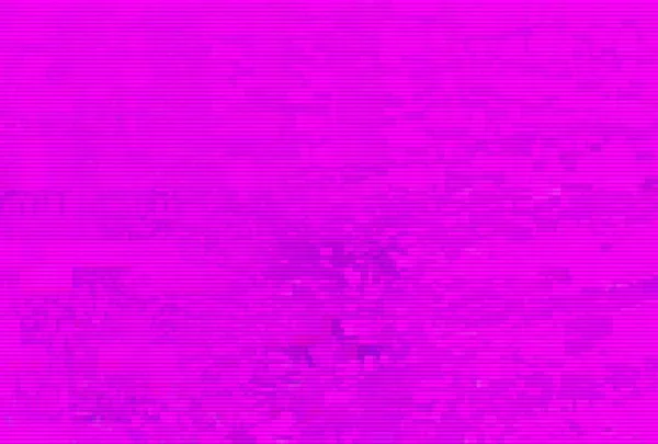 디지털 소음 배경 결함 스크린, 텍스처 핑크. — 스톡 사진